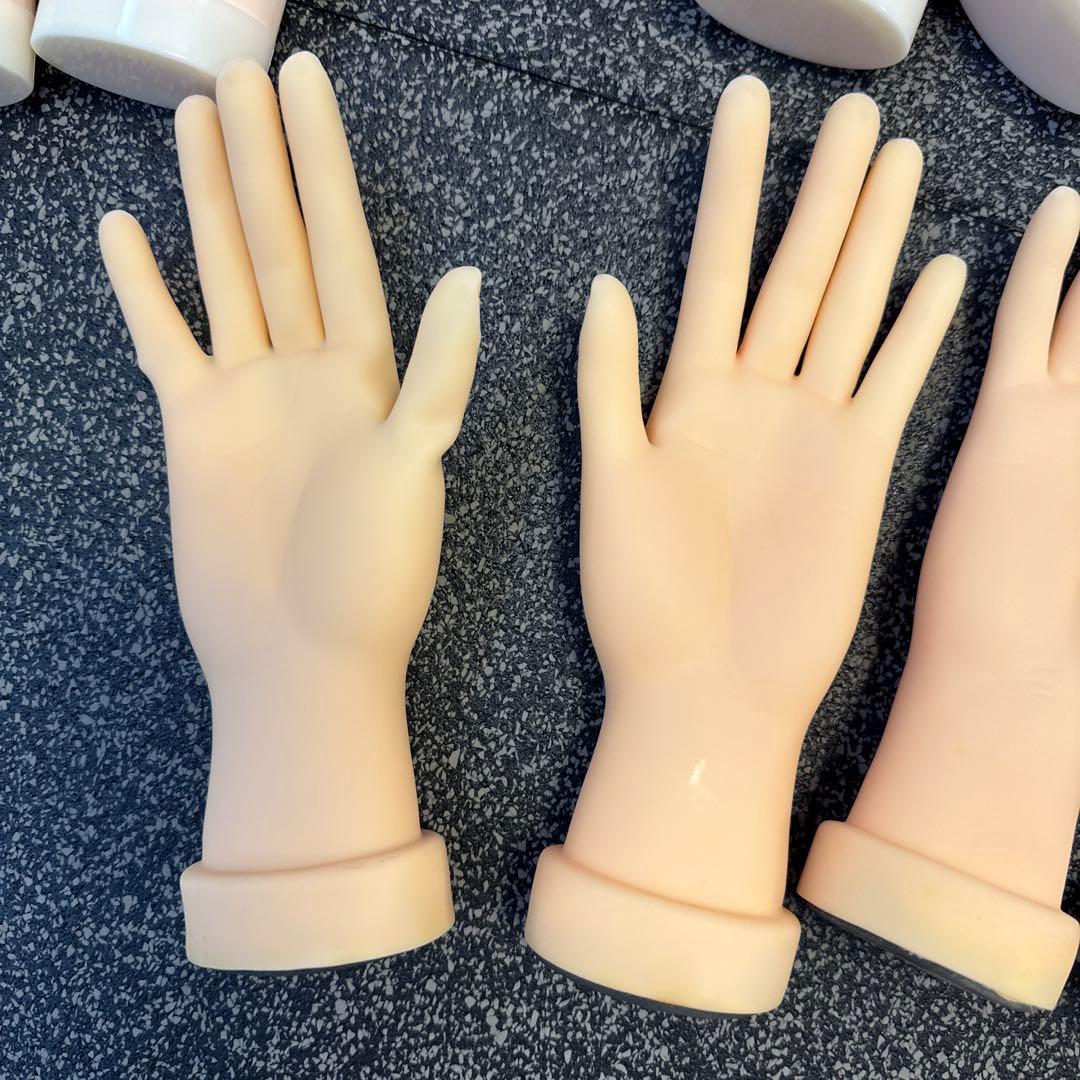 ネイル検定用ハンド　滝川 STモデルハンドセット2、練習用ハンドセット2、