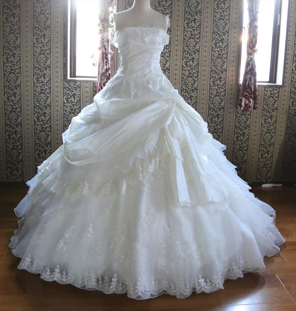 573クラウディアLoveryWedding高級ウエディングドレス7号9号11号