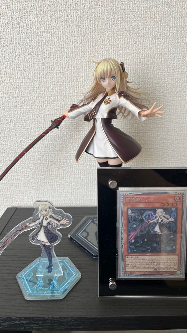 【遊戯王】閃刀姫-レイ　フィギュア【中古品】おまけ付き