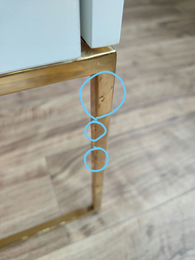 Francfranc フランフラン レーヌドレッサーテーブル テーブルのみ