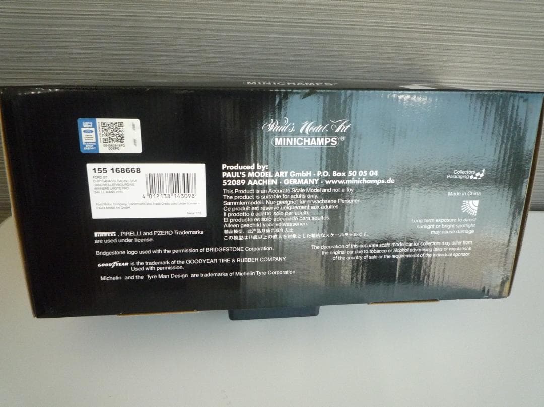 1/18 フォード GT 2016 ルマン24H クラスウィナー #68