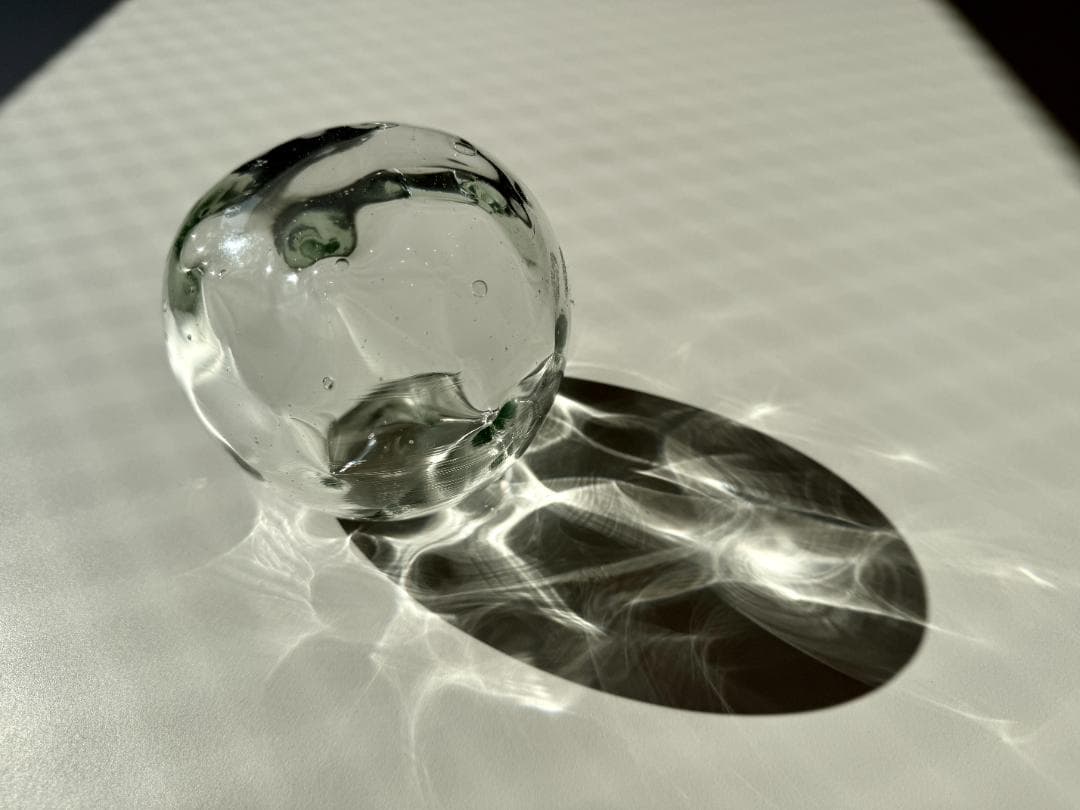 おおやぶみよ ガラスボールオブジェB