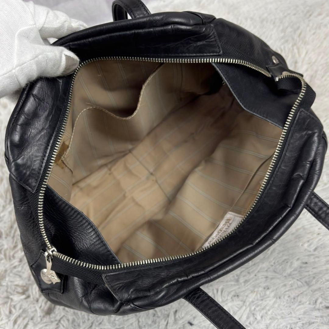 美品 Vivienne Westwood レザー ボストンバッグ トート オーブ