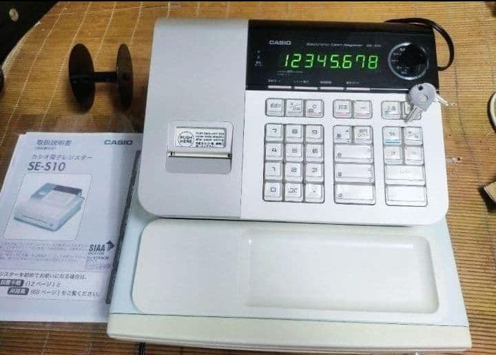 カシオレジスター　SE-S10　人気コンパクト送料無料　331177