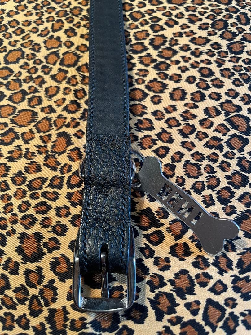 スタッズ　犬　首輪　小　ハーネス　本革