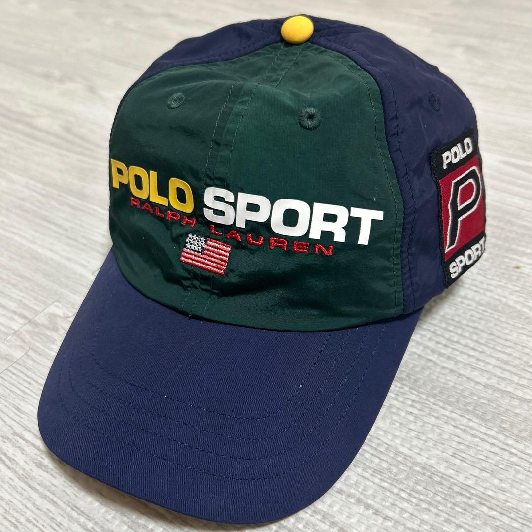 【復刻】POLO SPORT ナイロンキャップ　極美品