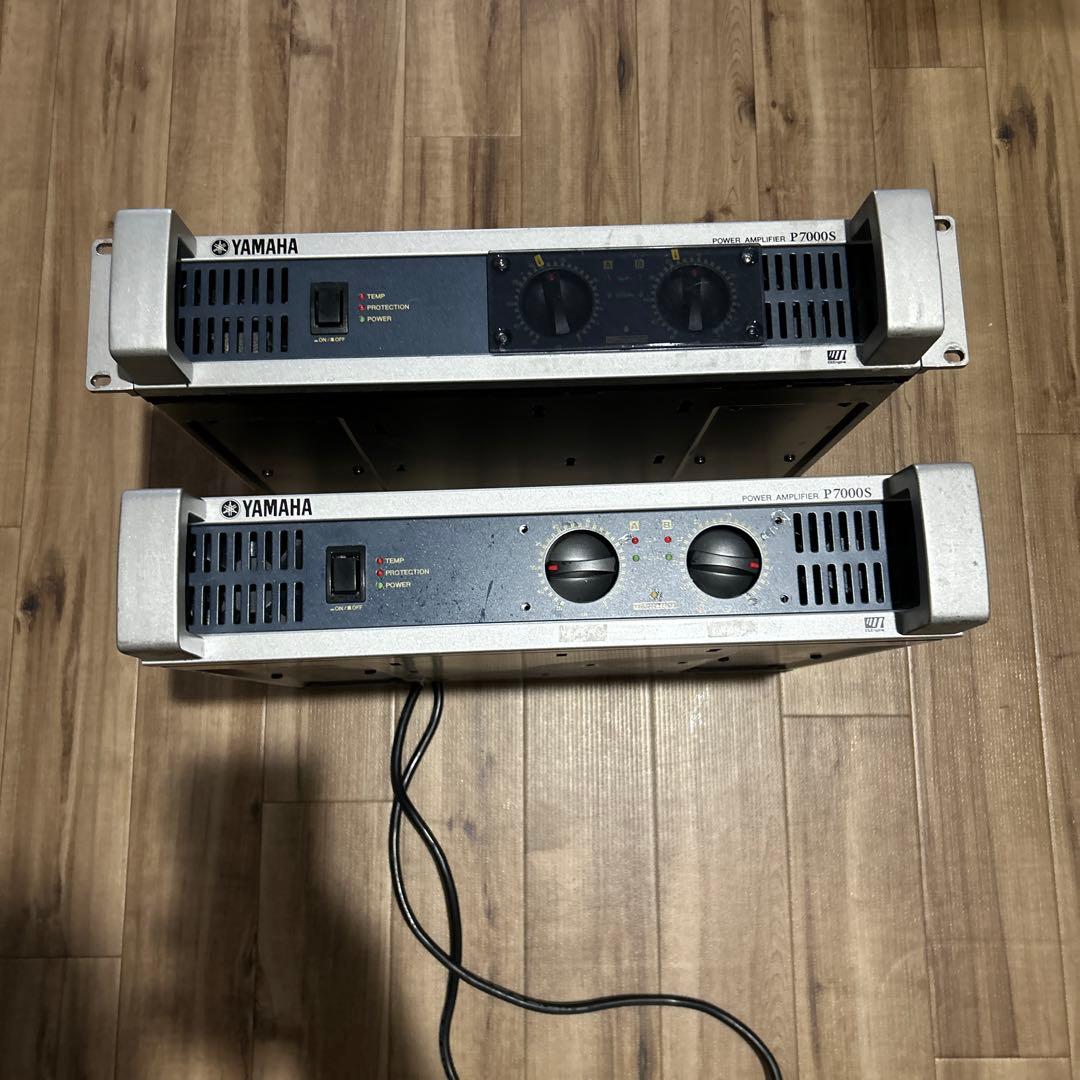 yamaha パワーアンプ　P7000S ジャンク品2台