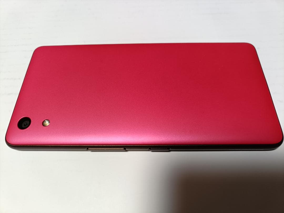 ☆ UQ mobile おてがるスマホ01 KYV44 ルビーレッド 新品未使用