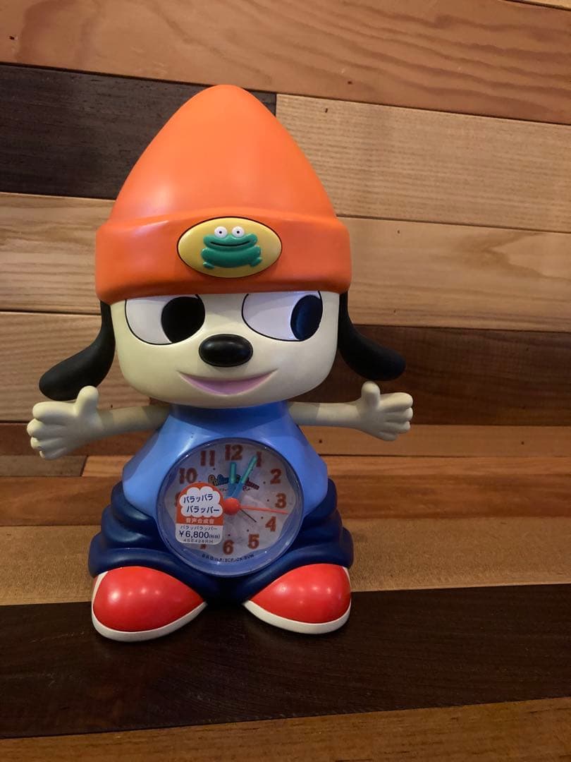 美品 パラッパラッパー　目覚まし時計