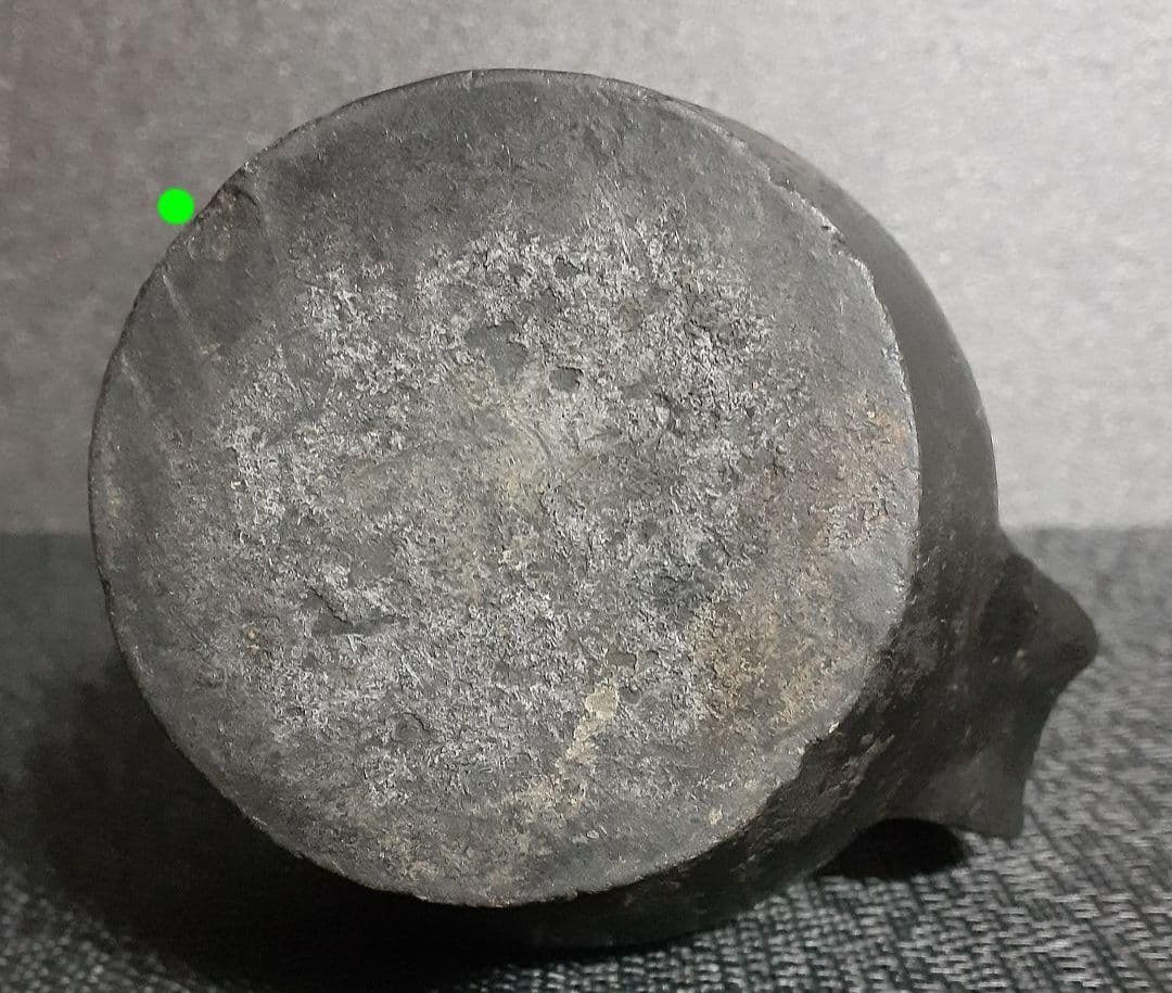 【名品❗】中国古美術　中国古陶磁器【古代中国土器】黒陶　手付　嘴口　水注　酒次