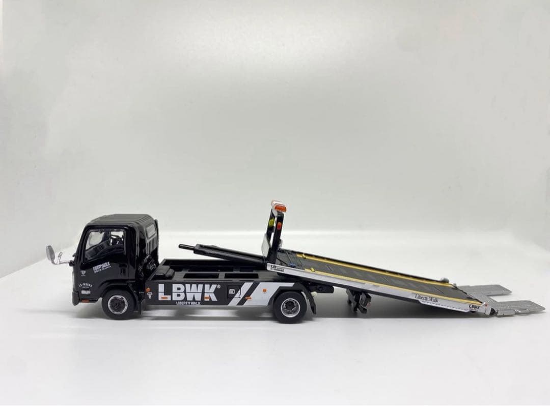 キ*ド様 LBWK mini gt トラック いすゞ　エルフ　スロープ可動　積載