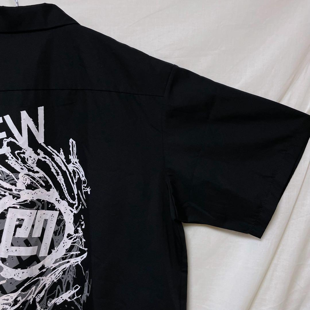 【激レア】B'z 稲葉浩志 半袖シャツ ビーズ CREWプリント 黒ブラック L