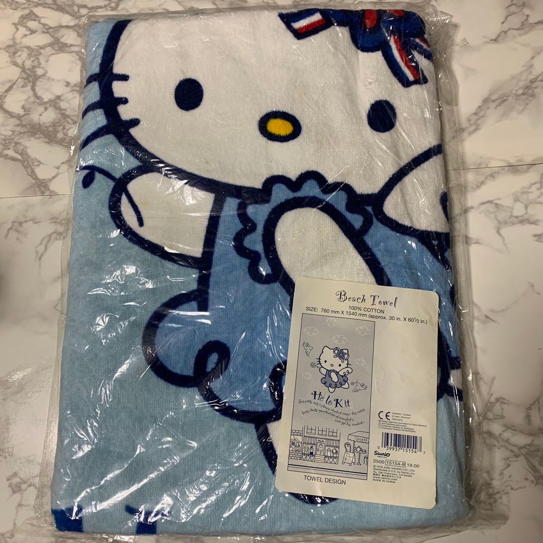 レア海外限定　Sanrio Hello kitty 大判タオル　エンジェルキティ