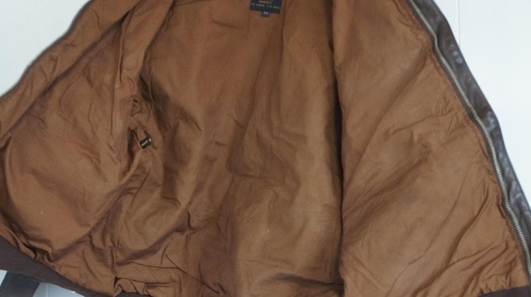 J.A.DUBOW A-2 ロストワールド フライトジャケット ホースレザー４２