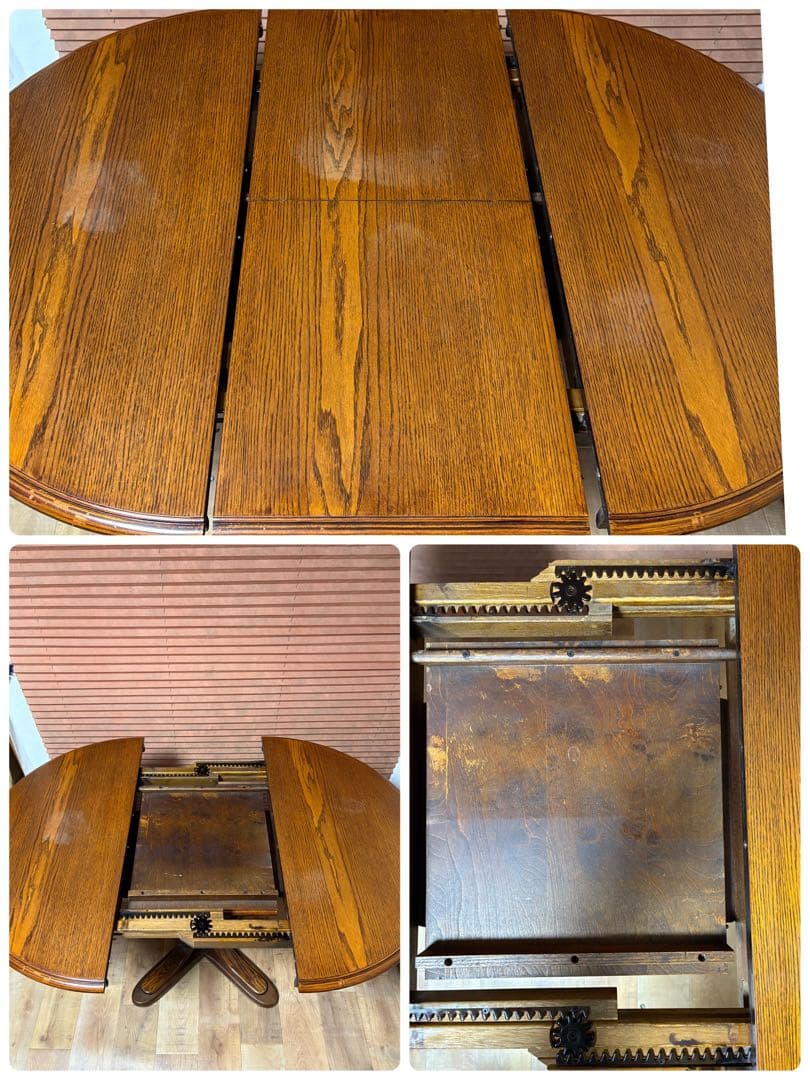 Shin Lee シンリー　オーク材 エクステンション/伸長式　テーブル