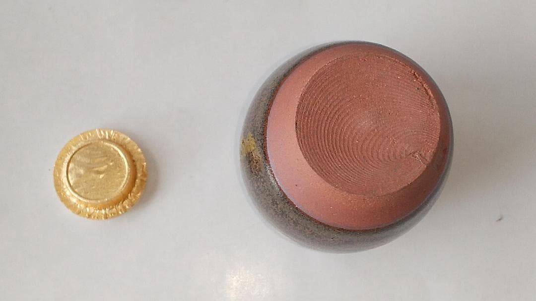 笹田有祥 摸 北野肩衝 茶入 唐物 大名物 仕覆 二人静 茶道具 共箱 栞 新品