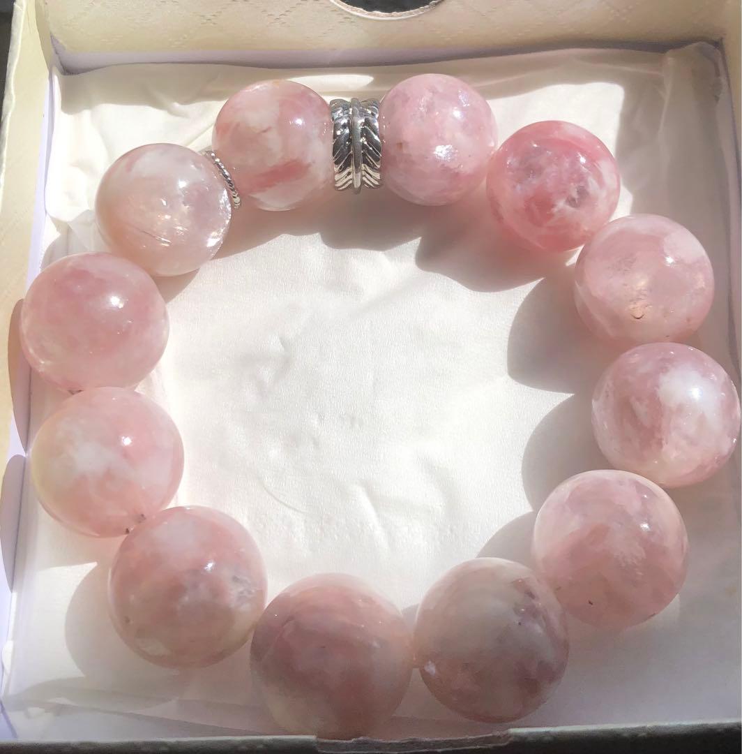 ピンクマイカインクォーツ16ミリ