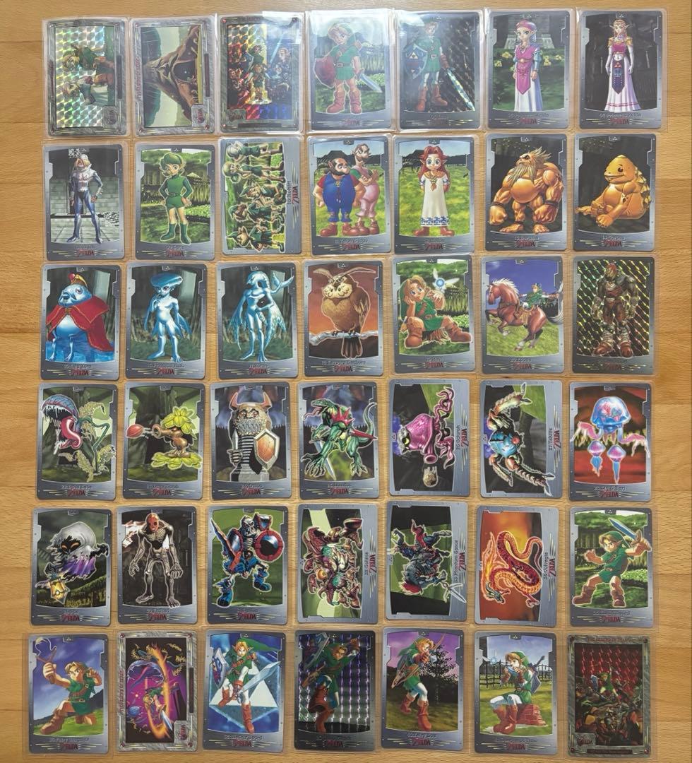 ゼルダの伝説　時のオカリナ　カードダス　コンプ　全42種
