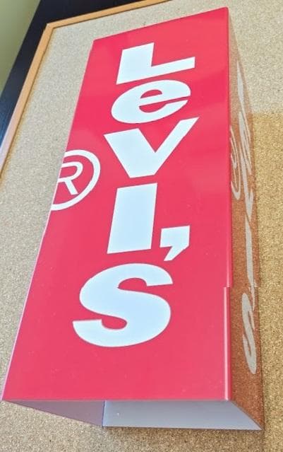 Levi's リーバイス アクリル 看板 ノベルティグッズ