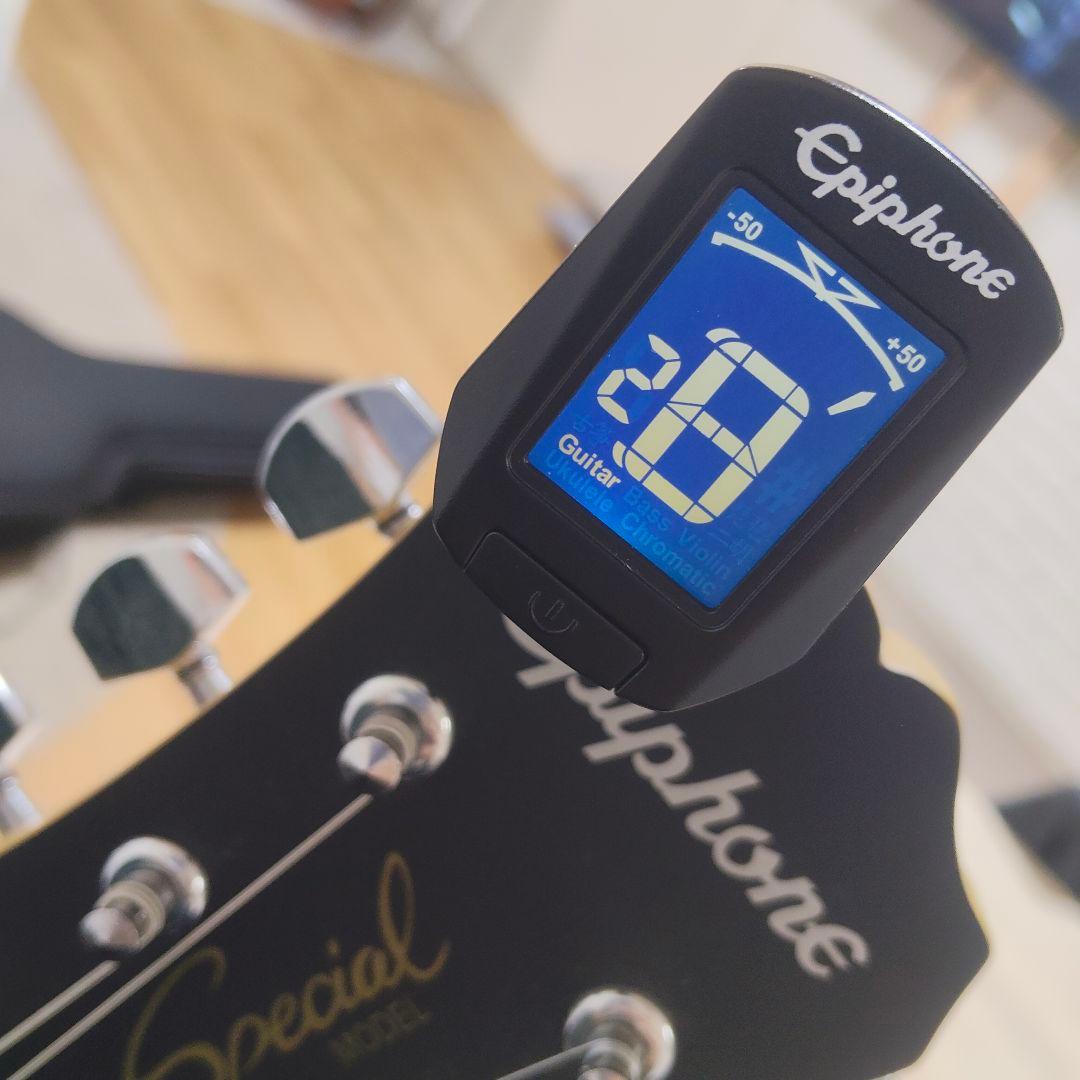 美品 Epiphone Lespaul レスポール TVイエロー チューナー付