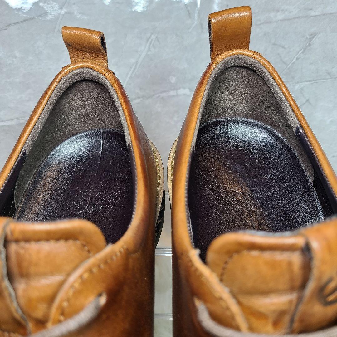 【ECCO】ST.1 HYBRID PLAIN TOE TIE　ダークブラウン