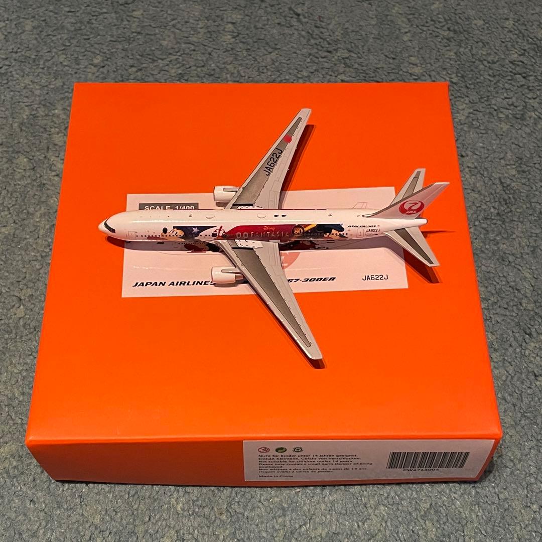 JAL 767-300ER 日本航空 JA622J ディズニー jc 1:400