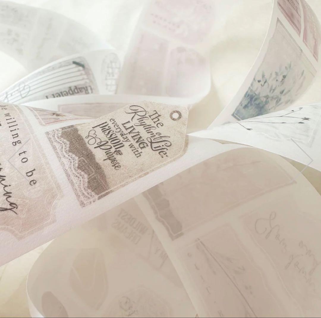 ⭐️SALE⭐️Journal pages 海外マスキングテープ　マステ【1553】