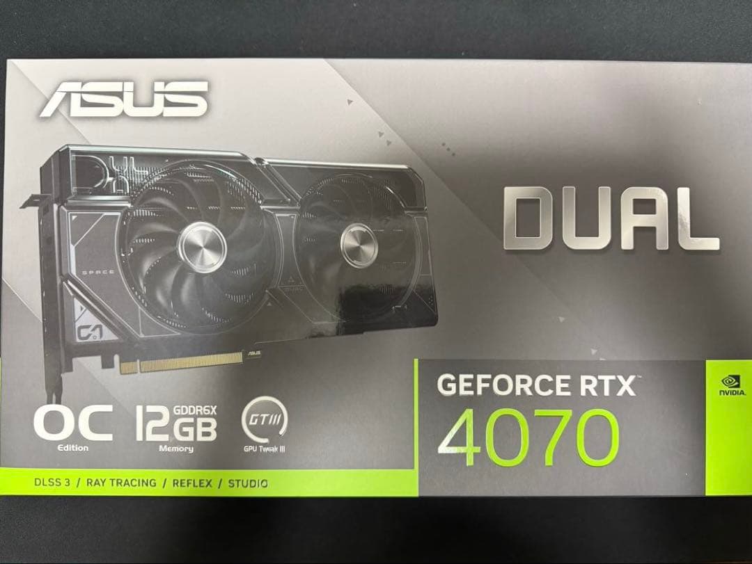 グラフィックボード・グラボ・ビデオカード ASUS GeForce RTX 4070 OC 12GB