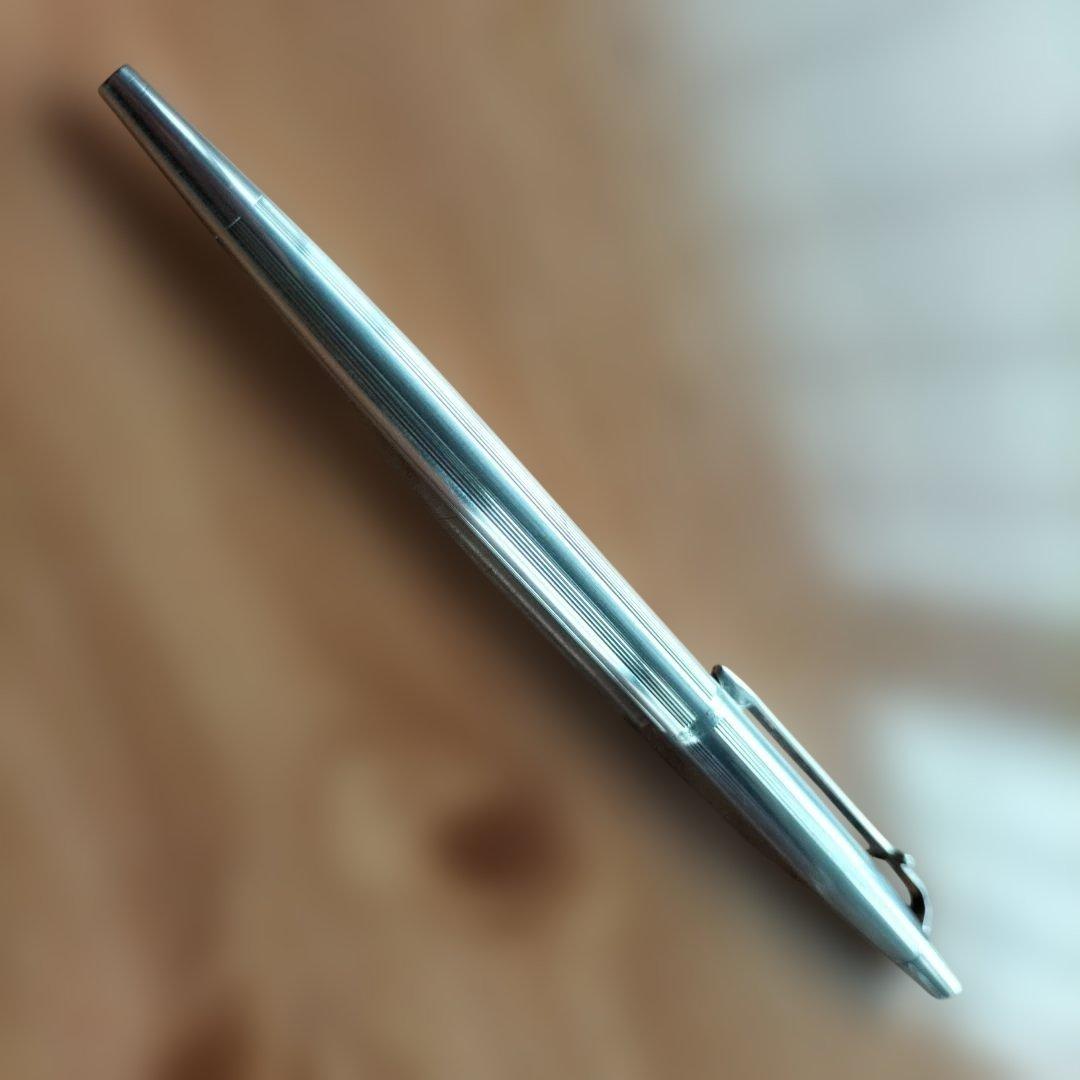 カランダッシュマディソンスイス刻印シルバー メタルボールペン 本体替芯付