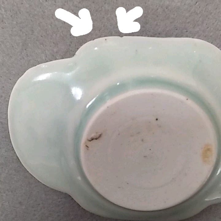 古伊万里青磁茶托　(NO2)　古伊万里茶托　古伊万里皿　茶道具　煎茶道具　茶托