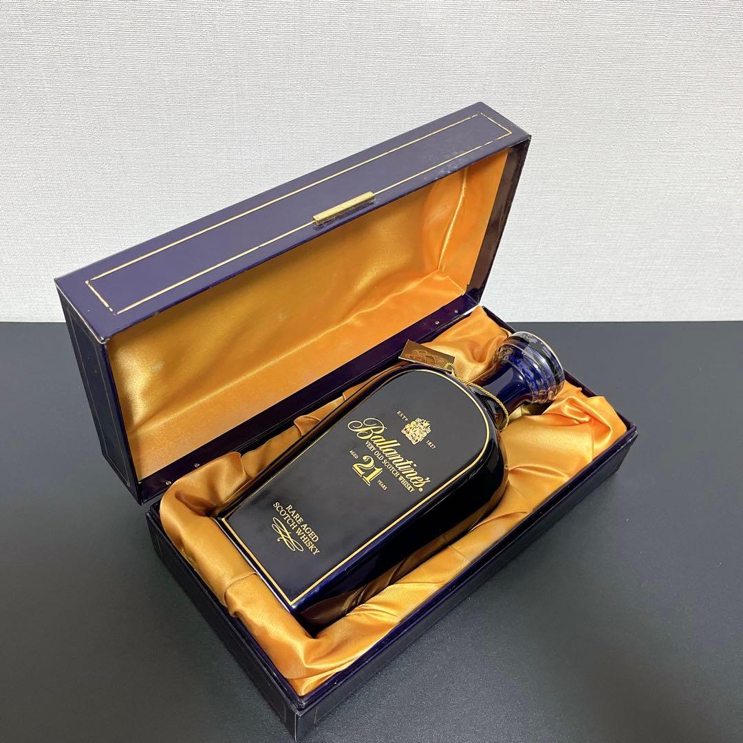 【未開封】バランタイン 21年 陶器 スコッチウイスキー