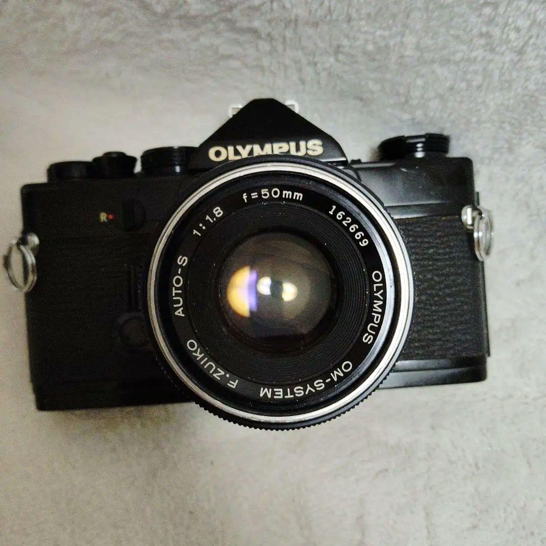 ■美品■ OLYMPUS OM-1 ブラックF.ZUIKO 50mmF1.8