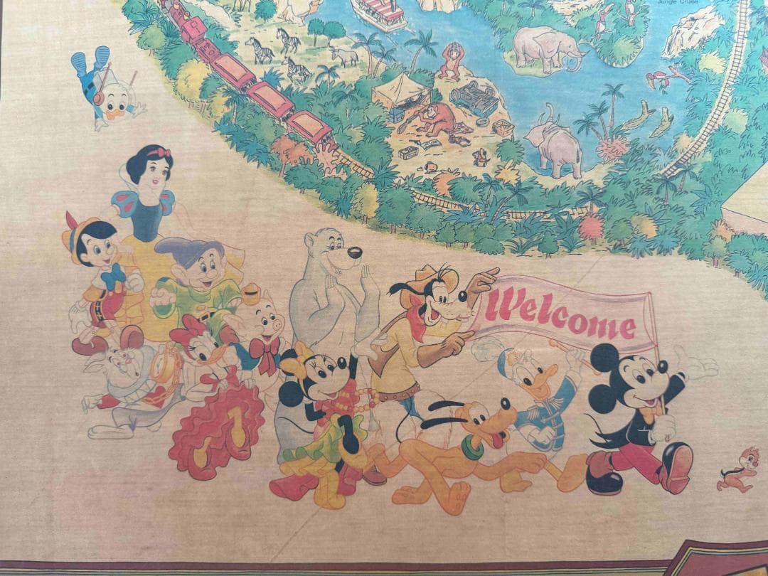 レトロ　ディズニー パネル　インテリア