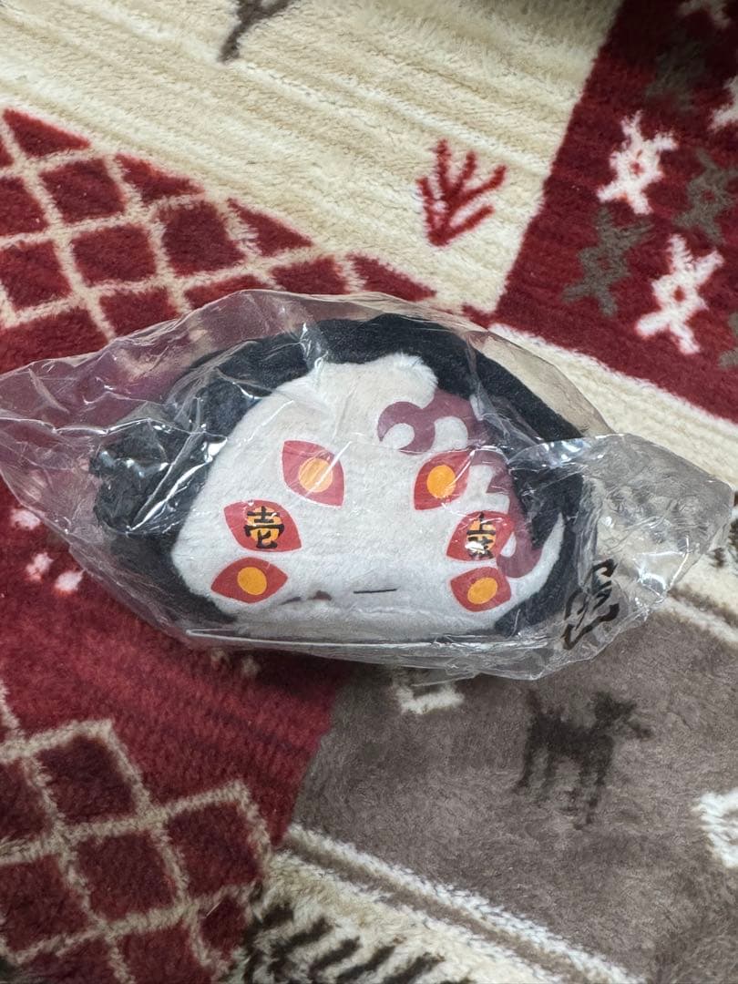 鬼滅の刃 のるキャラマスコット　ぬいぐるみ 黒死牟