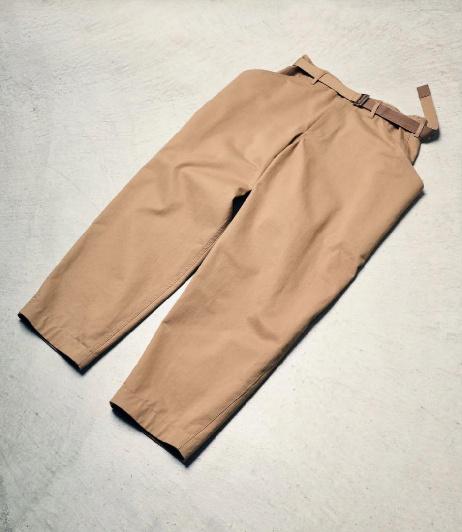 sacai 25SS size2 Cotton Chino ベージュ
