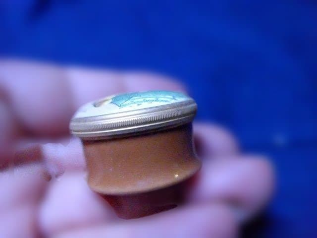 美品　英国御用達の老舗ハルシオンデイズのテディーベアの エナメルボックス