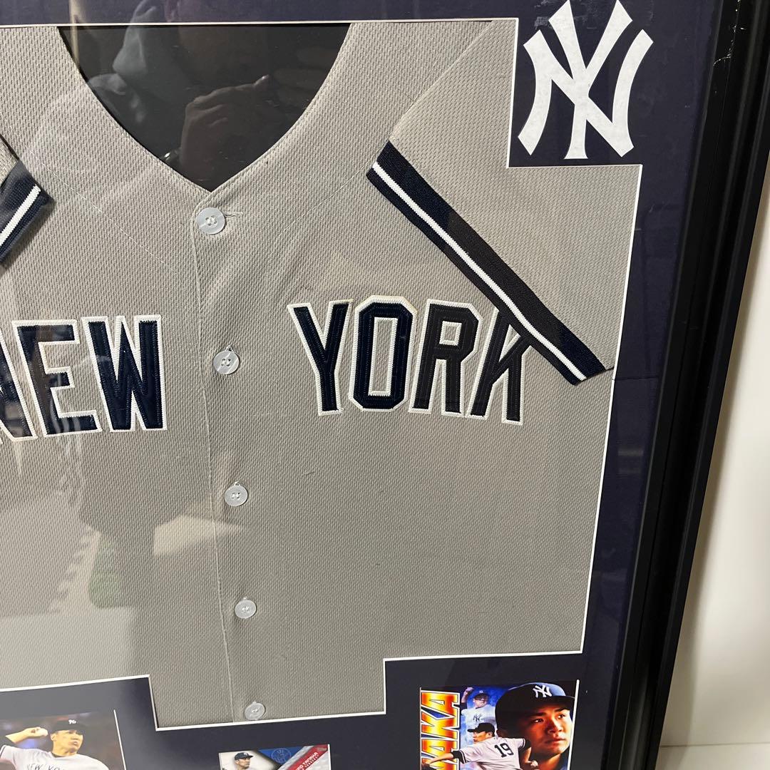 希少 田中将大 topps ヤンキース ユニフォーム 額 カード トップス