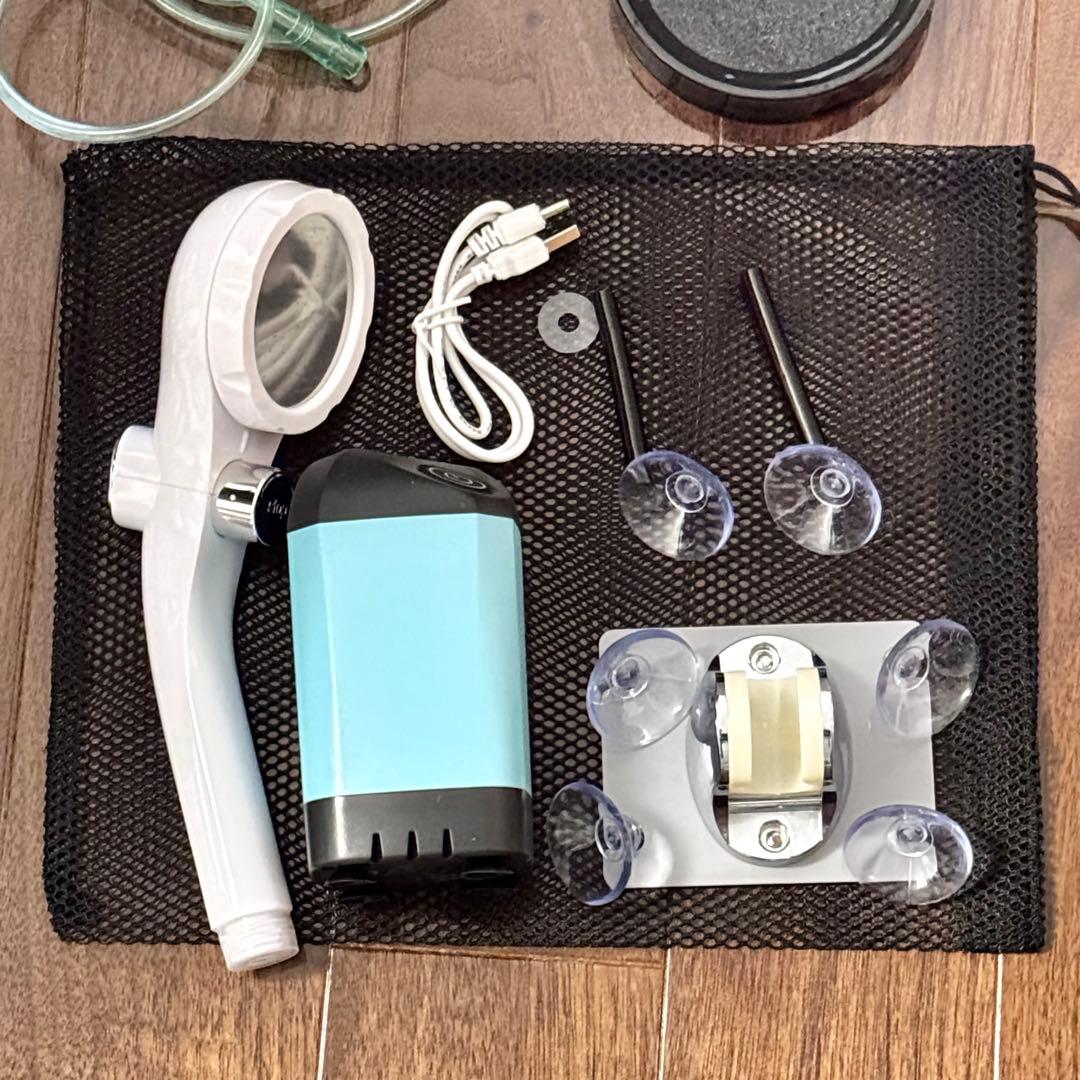 未使用・リタシャワーキット 2点セット／簡易シャワーや水素ジャグジーとしても。