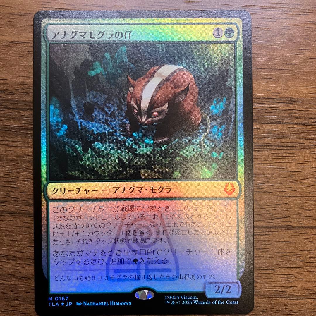 アナグマモグラの仔 FOIL MTG 日本語版