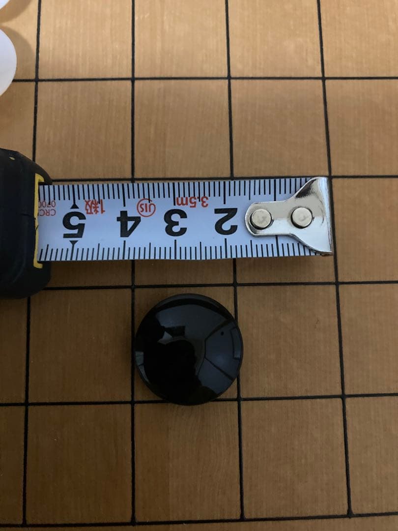 「K」瑪瑙碁石　白黒囲碁石セット