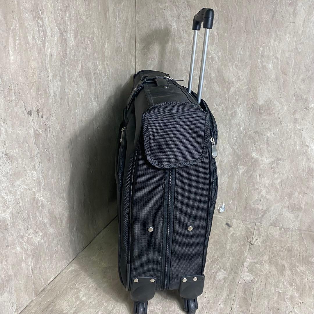 極美品 JAL 大型多機能 ４輪 スーツケース キャリーバッグ ガーメント