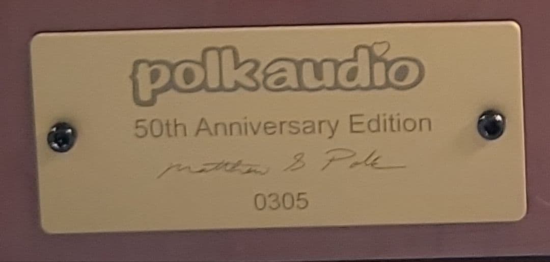 Polk Audio 50周年記念限定モデル R200AE ブックシェルフ美品