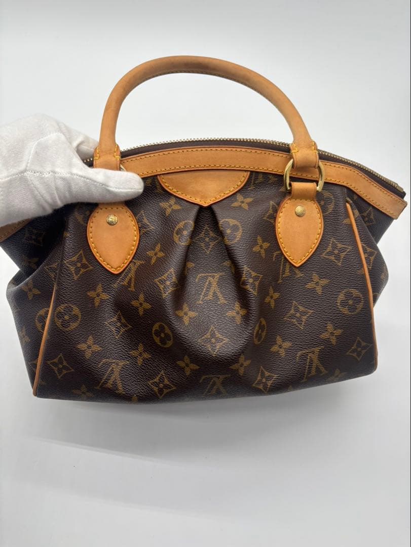 鑑定済 ルイヴィトン Louisvuitton ティヴォリPM バッグモノグラム