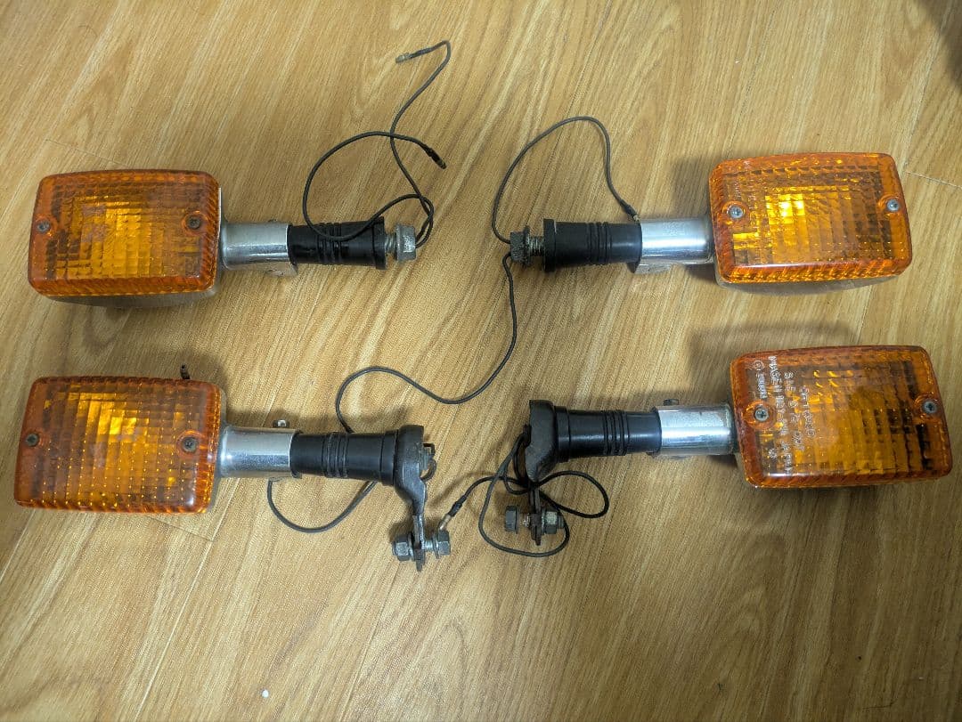 xj400 ウインカー前後　リア取り付けステー有り