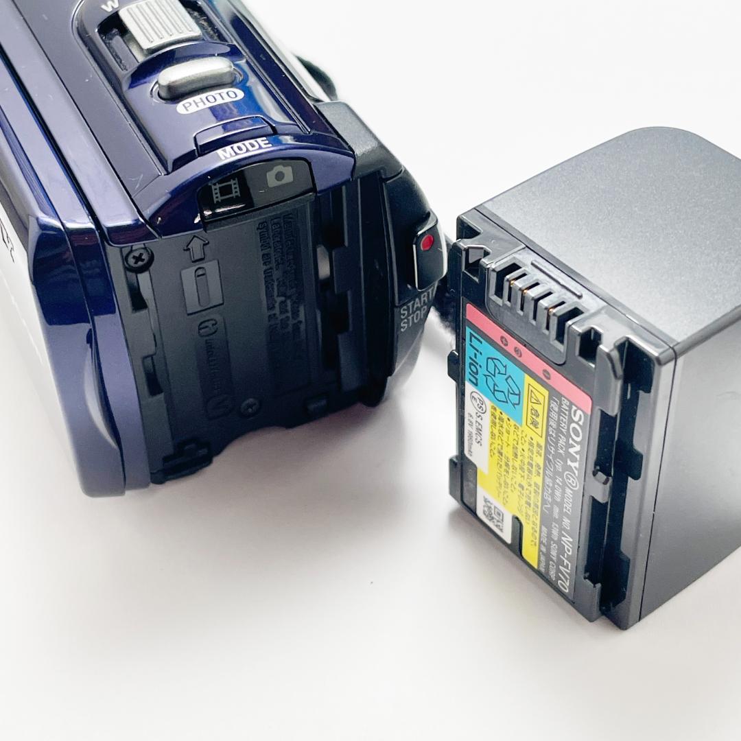 きれい ソニー ハンディカム SONY HDR-CX170 ブルー