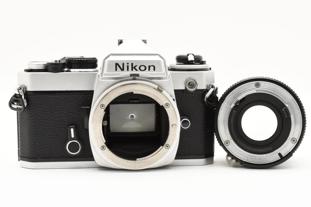 【完動品】Nikon FE Silver + Ai 50mm F/1.8