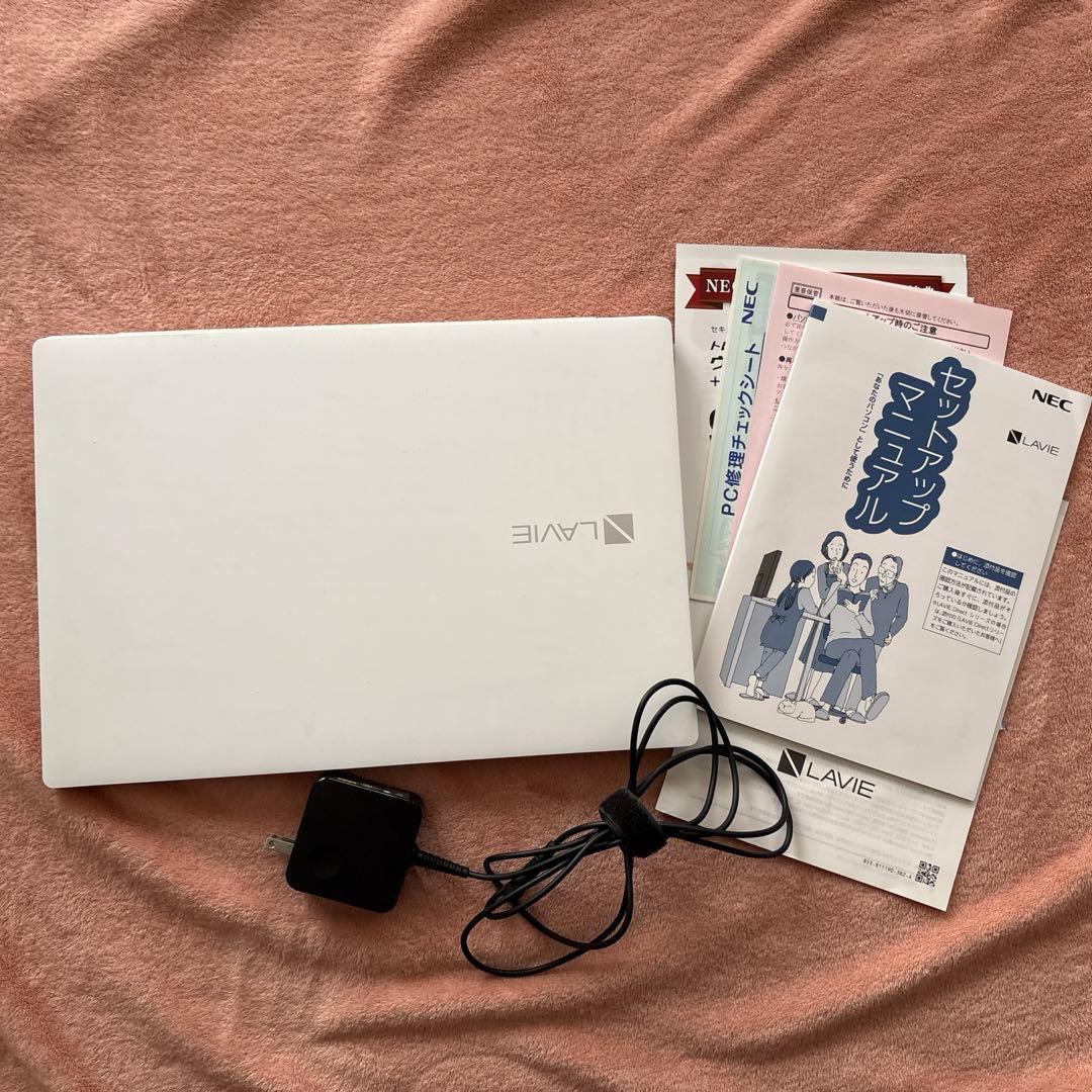 NECノートパソコン白