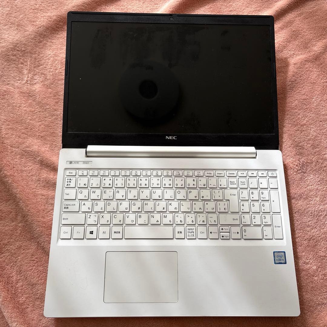 NECノートパソコン白