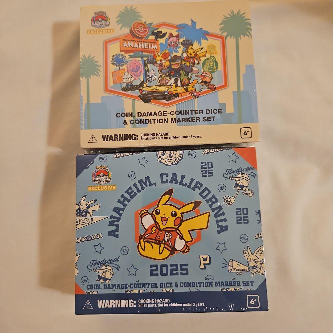 WCS 2025 ポケモン アナハイム ダメカン セット ピカチュウ