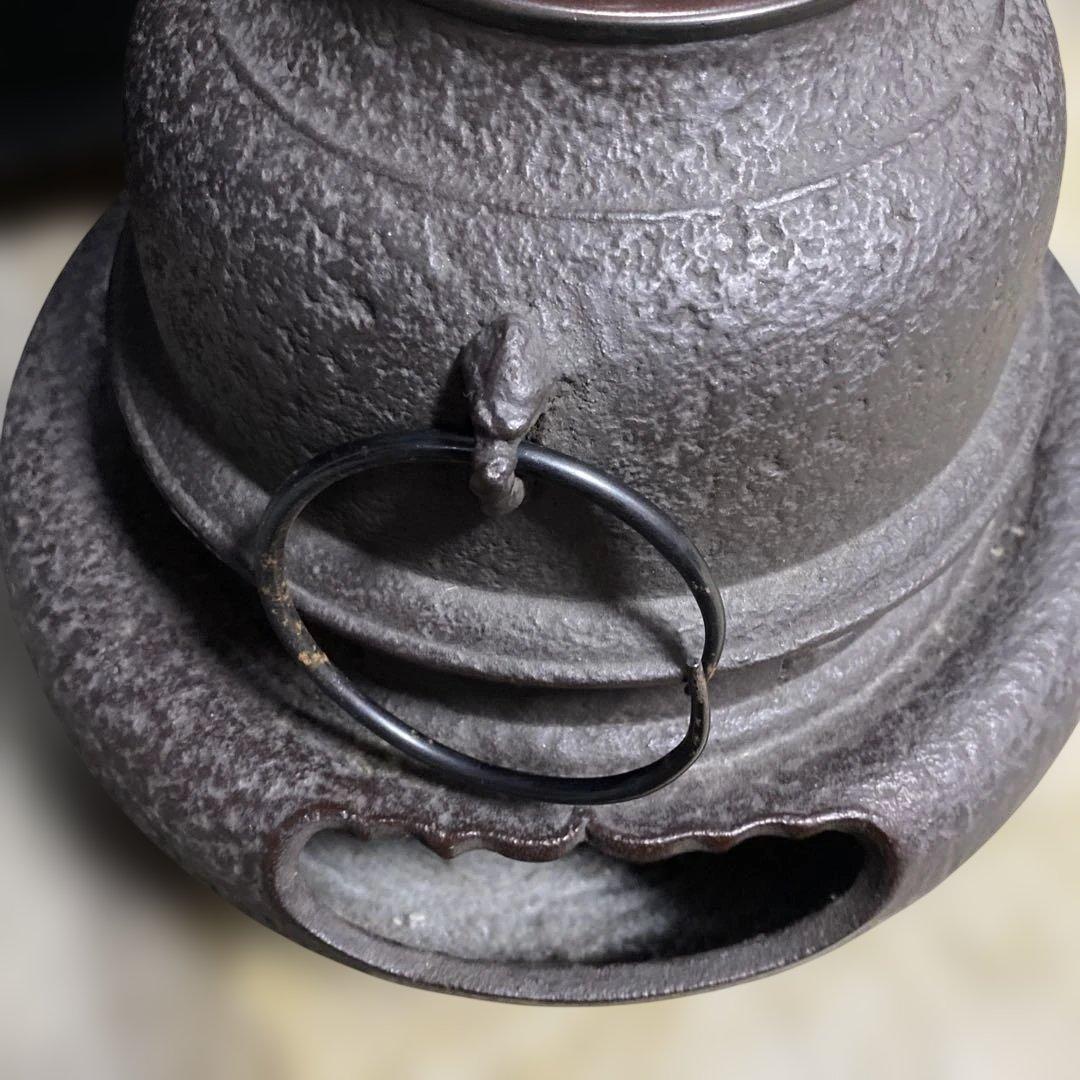 茶道具 野々田商店　電気　茶釜　81-14036 敷物付き